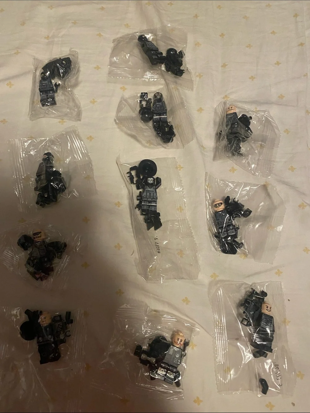 Black Mini Figures pick and choose - Packaged Collectible Figures